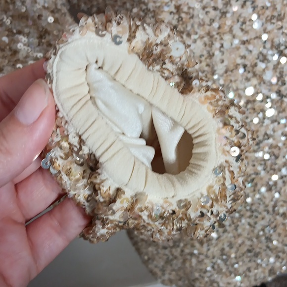 Retrofete Aubrielle Dress In Champagne Size Small - Picture 5 of 10